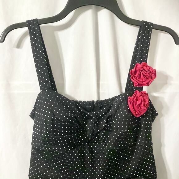 City Triangles Juniors 11 Rockabilly Polka Dot Dress - Picture 5 of 9